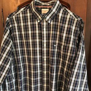 DOCKERS Men's Long Sleeve Button Down Sport Shirt Size Large